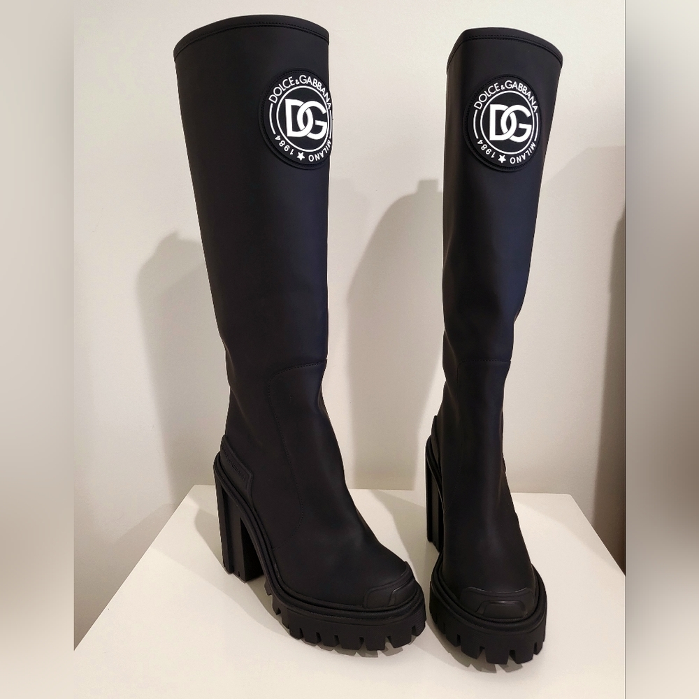 DOLCE & GABBANA Rubber Rain Boots